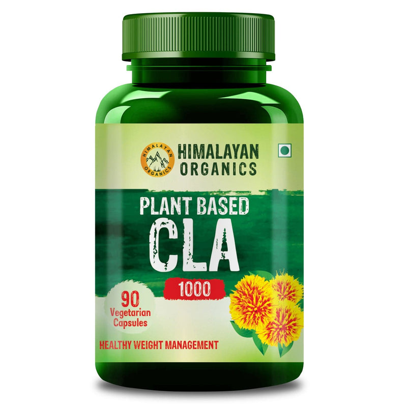 Himalayan Organics CLA 1000 Fat Burner Supplement - 90 Veg Capsules
