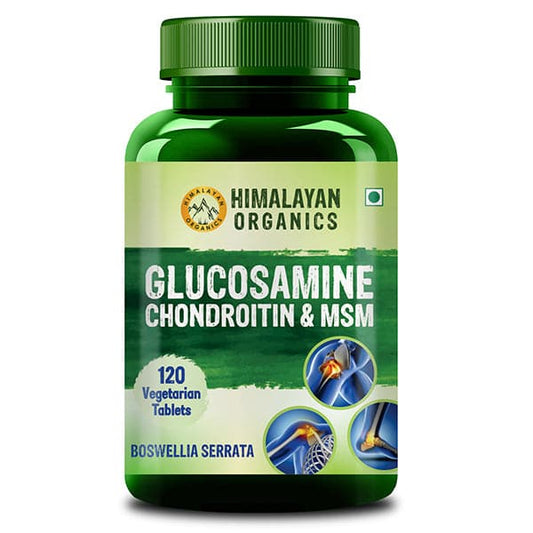 Himalayan Organics Glucosamine | For Bone, Joint & Cartilage Support | 120 Count