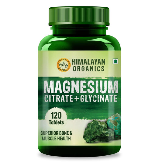 Himalayan Organics Magnesium Complex Supplement | 1648mg- 120 Veg Tablets