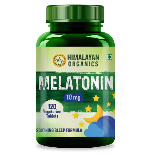 Himalayan Organics Melatonin 10mg (Healthy Sleep Cycle) - 120 Tabs