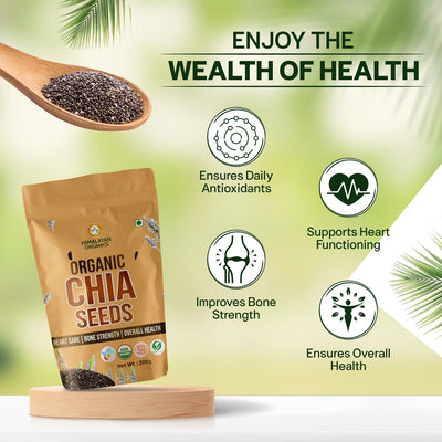 Himalayan Organics Certified Organic Chia Seeds 200g