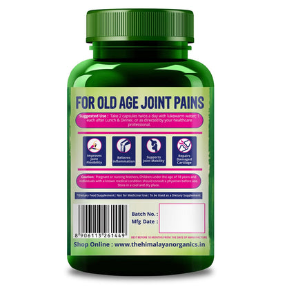 Himalayan Organics Plant Based Joint Support Supplement | 120 Veg Capsules