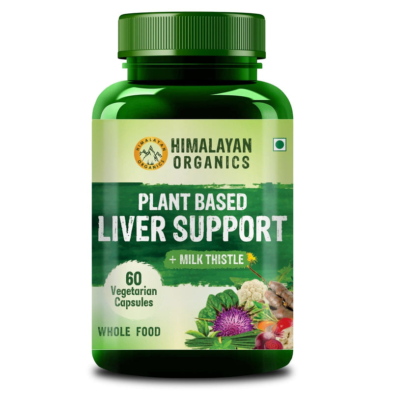 Himalayan Organics Liver Support with Milk Thistle || 60 Veg Capsules