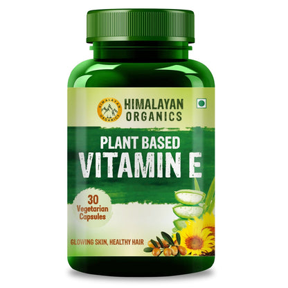 Himalayan Organics Plant Based Vitamin E Capsules - 30 Capsules