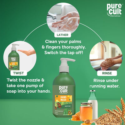 PureCult Sweet Dew Handwash 250 ML (pack of 3)
