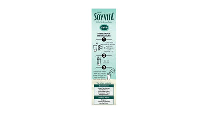 Soyvita - Sweetened Regular Malt | Lactose Free | Enriched Soy Beverage Powder | Serves-15 (500 Gms)