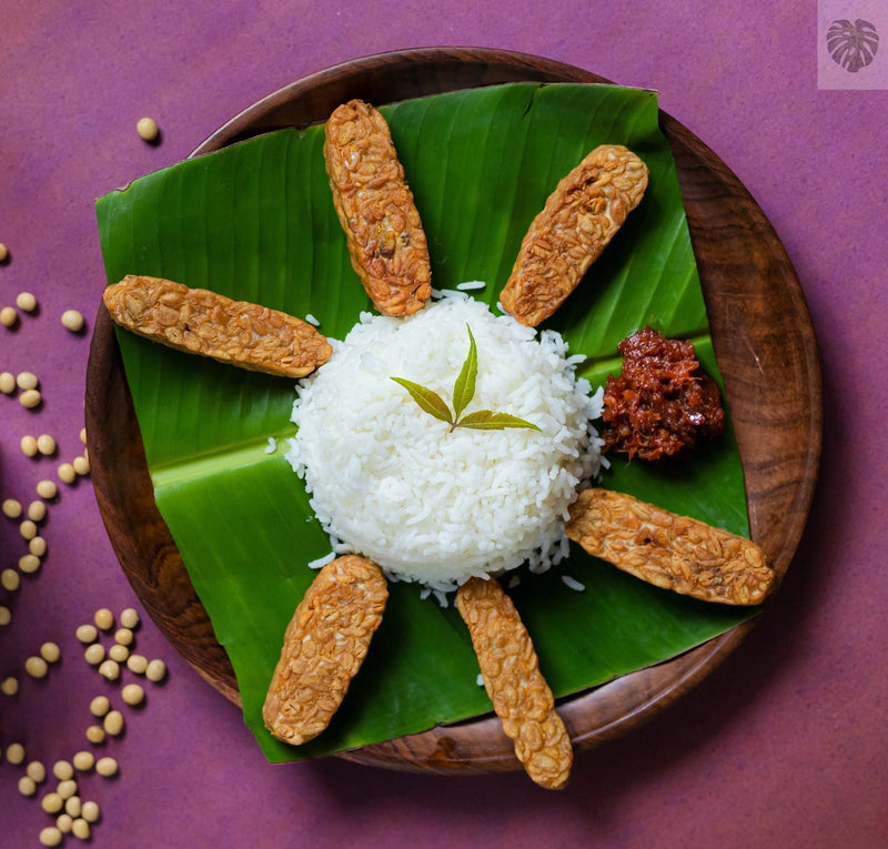 Tempeh Chennai |Tempeh Soybean FLAX SEEDS Tempeh (Soybean) Fresh , 200g