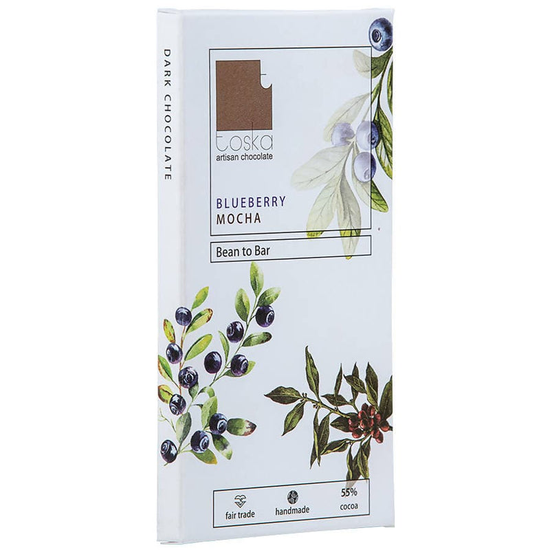 Toska Blueberry Mocha Dark Chocolate - plant based Dukan