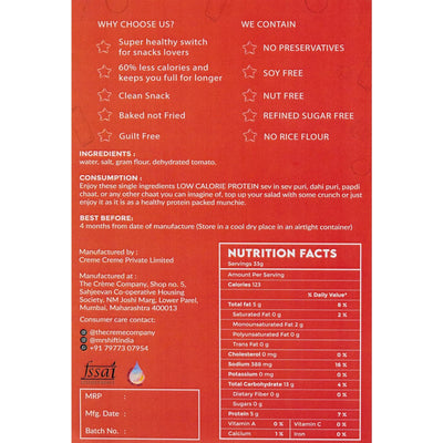 Mr. Shift Tangy Tomato Baked Protein Sev - 100Gms