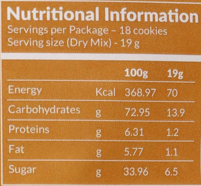 Plattered Cacao Nibs & Cranberries Cookie Mix (Whole Wheat) 360g