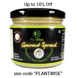PlantWise Gourmet Spread, Pepper & Cheezy Flavour 200 gms