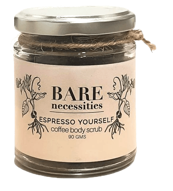 Bare necessities- Espresso Yourself Coffee Body Scrub (90g) - plant based Dukan