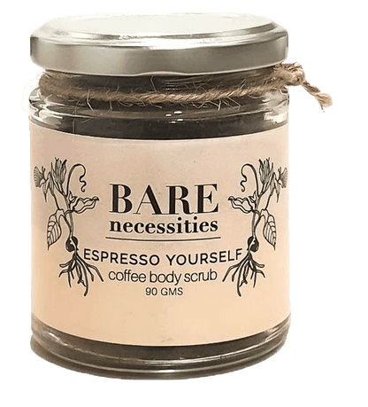 Bare necessities- Espresso Yourself Coffee Body Scrub (90g) - plant based Dukan