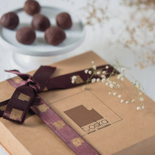 Toska- The Dark Chocolate Truffle Box - plant based Dukan