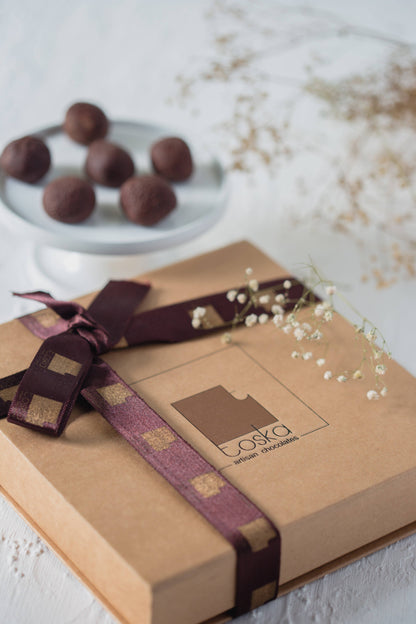 Toska- The Dark Chocolate Truffle Box - plant based Dukan