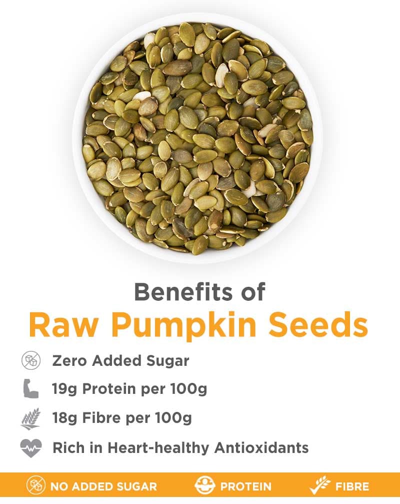 True Elements Raw Pumpkin Seeds - plant based Dukan