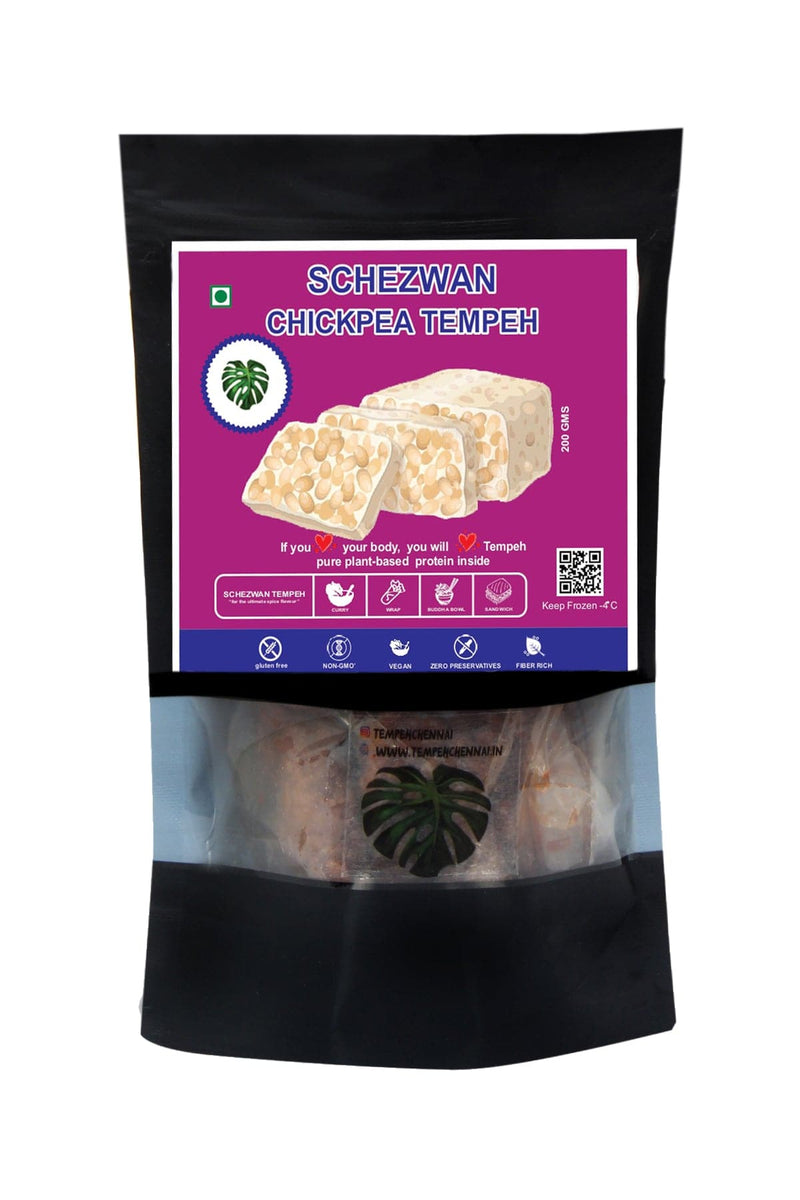 Tempeh Chennai Chickpea Tempeh Schezwan -ORIGINAL, 200g