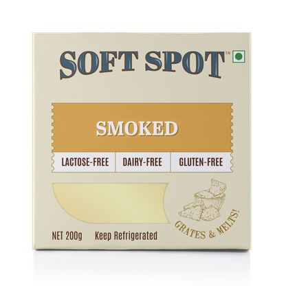 Soft Spot Foods- Smoked Plant Based Cheddar Block, 200g)