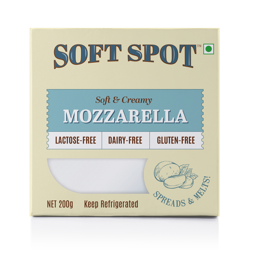 Soft Spot Foods- Soft and Creamy Plant Based Mozzarella Block, 200g