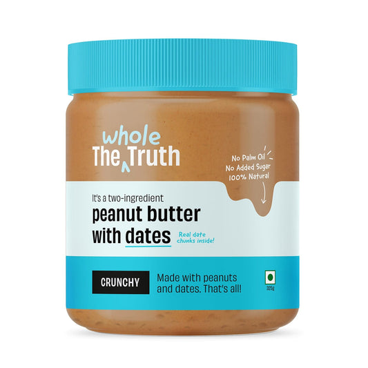 The Whole Truth - Peanut Butter - Sweetened with Dates & Crunchy - 325g