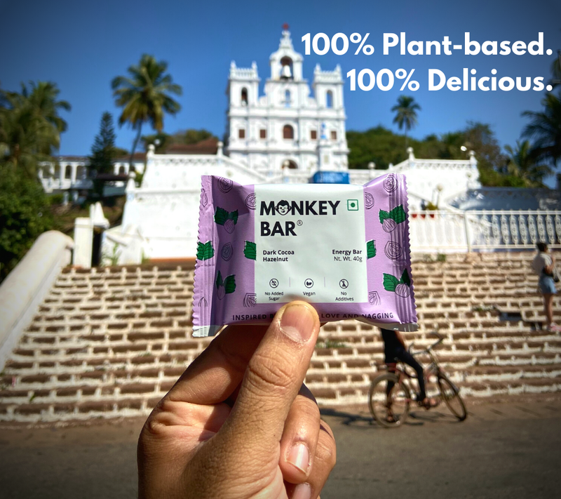 Monkey Bar - Assorted Choco Energy Bars - No Added Sugar - Pack of 10 (10X40g)