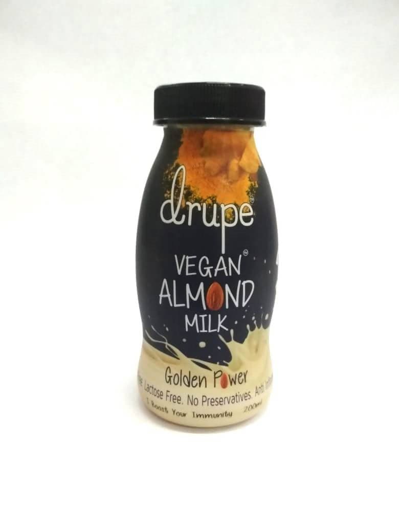 Drupe Haldi Plant Based Vegan Almond Milk 200 ML(Pack of 6) Online